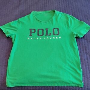 Polo by Ralph Lauren Kids Tee in Green with Black Logo